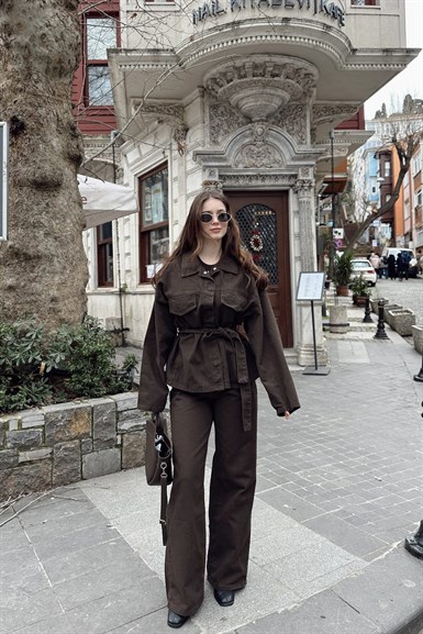 RENKİ DENİM PANTOLON
