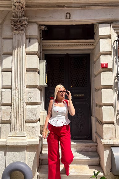 RENKLİ PALAZZO PANTOLON