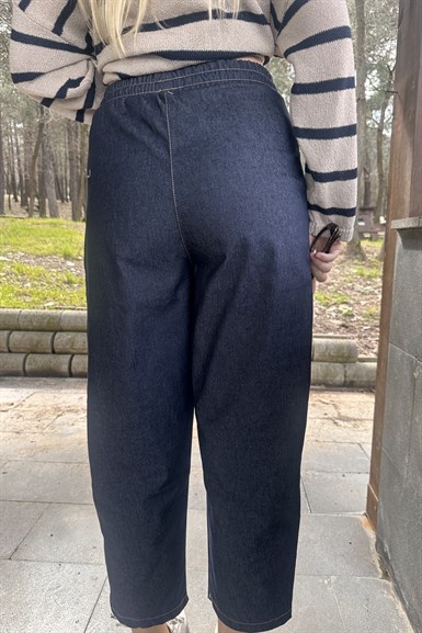 ŞALVAR DETAY KOT PANTOLON