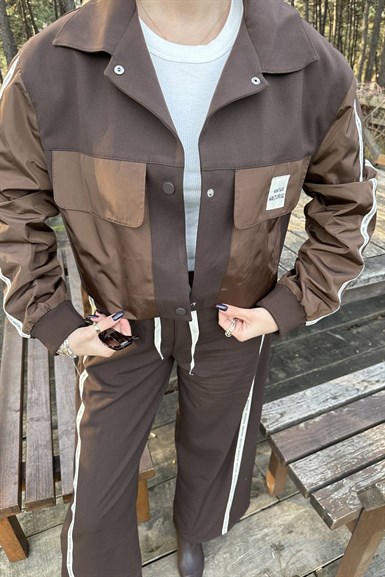 ŞERİT DETAYLI PANTOLON (TAKIM DEĞİLDİR)