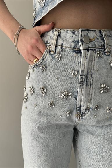 TAŞLI KOT PANTOLON