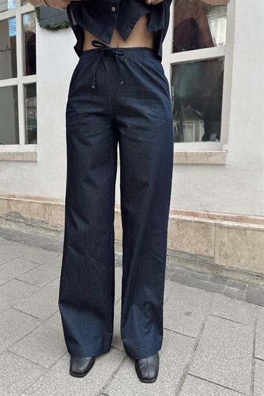 UZUN DÖKÜMLÜ ŞIK PANTOLON