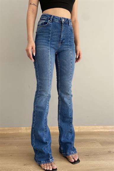 VINTAGE KUMAŞ LİKRALI KOT PANTOLON