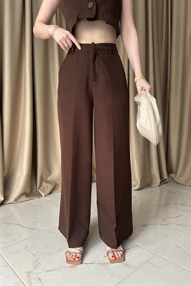 YANDAN CEPLİ DÖKÜMLÜ PANTOLON