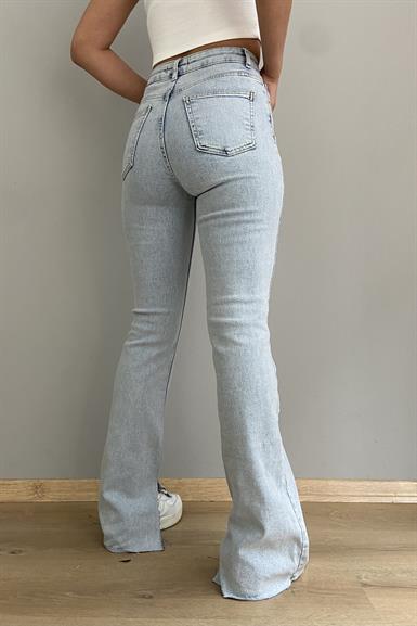 YANI KESİK KAR YIKAMA PANTALON