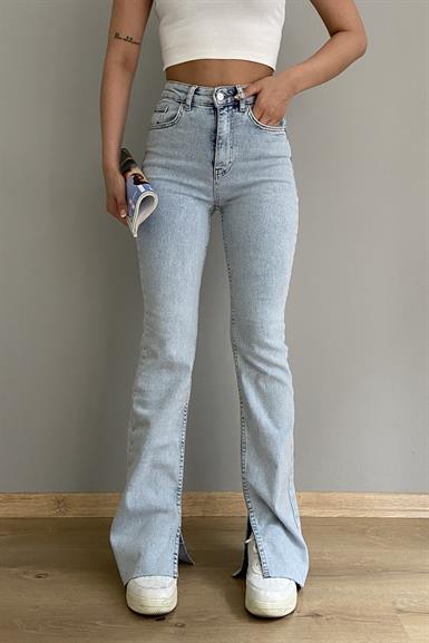 YANI KESİK KAR YIKAMA PANTALON