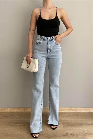YANI KESİK KAR YIKAMA PANTALON