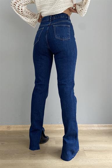 YANI KESİK STRIGHT PANTOLON