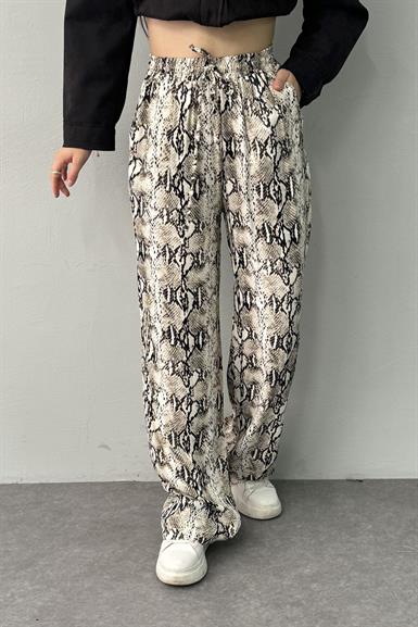 YILAN DESEN SATEN PANTOLON
