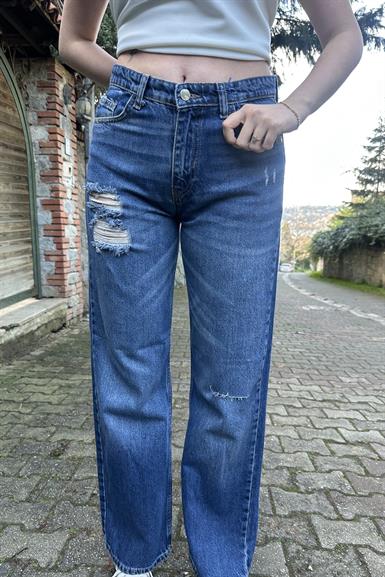 YIRTIKLI BOL PANTOLON