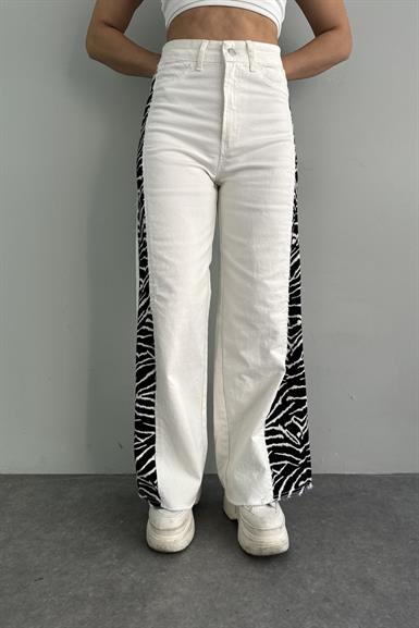 ZEBRA DESEN GARNİLİ PANTOLON