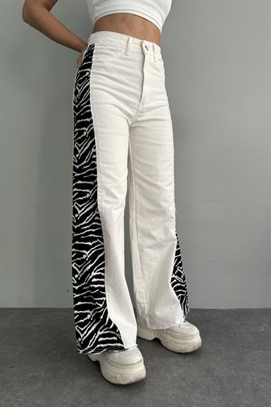 ZEBRA DESEN GARNİLİ PANTOLON