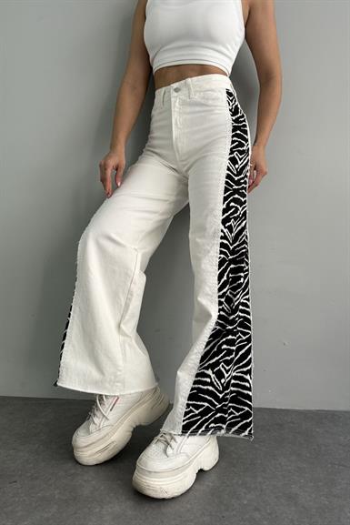 ZEBRA DESEN GARNİLİ PANTOLON
