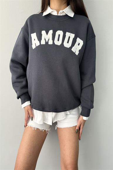AMOUR NAKIŞ DETAY SWEAT