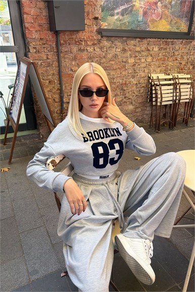 ASİMETRİK ATLET DETAY SWEATSHIRT