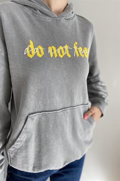 BASKI DETAY YIKAMALI SWEAT