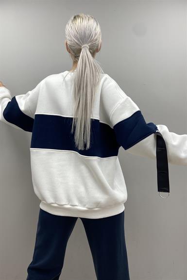 BASKI DETAYLI SWEATSHIRT
