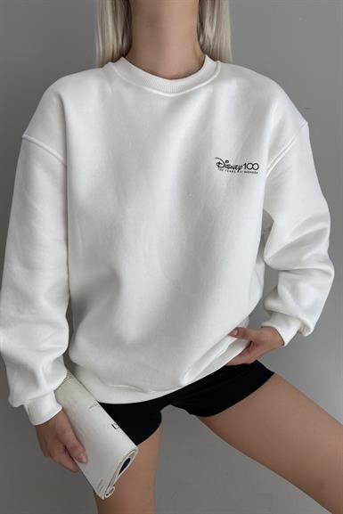 BASKI DETAYLI SWEATSHIRT