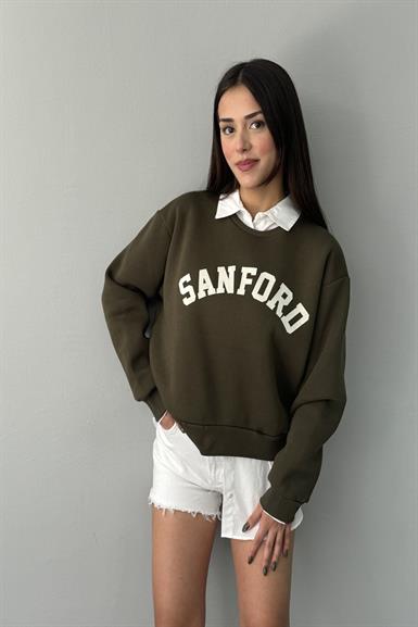 BASKI DETAYLI SWEATSHIRT