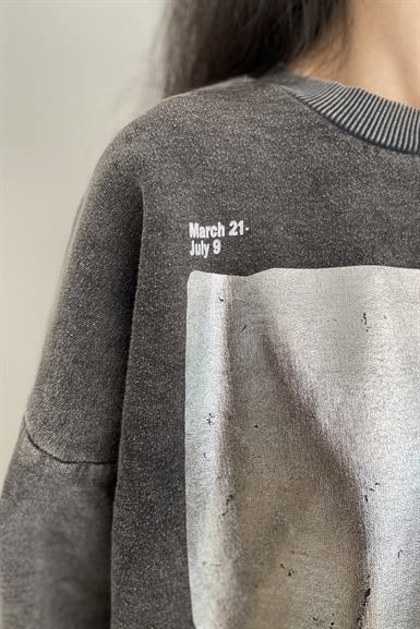 BASKI DETAYLI SWEATSHIRT