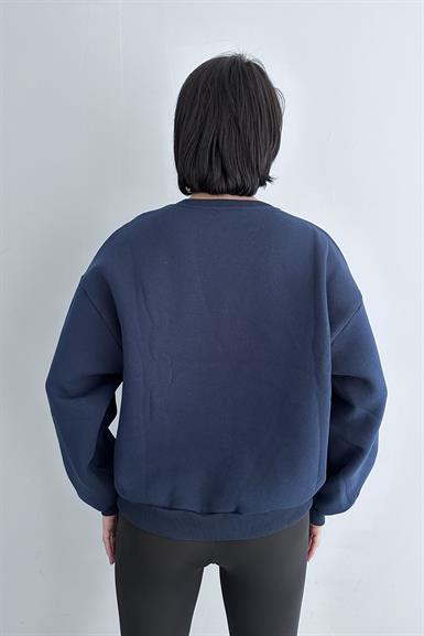 BASKI DETAYLI SWEATSHIRT