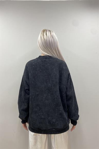 BASKI DETAYLI SWEATSHIRT