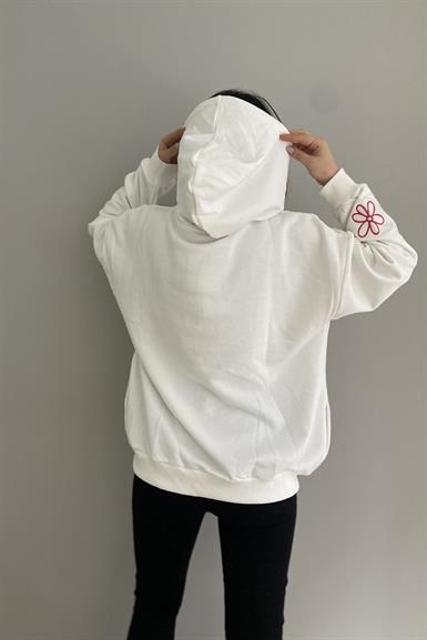 BASKI VE NAKIŞ DETAYLI SWEAT