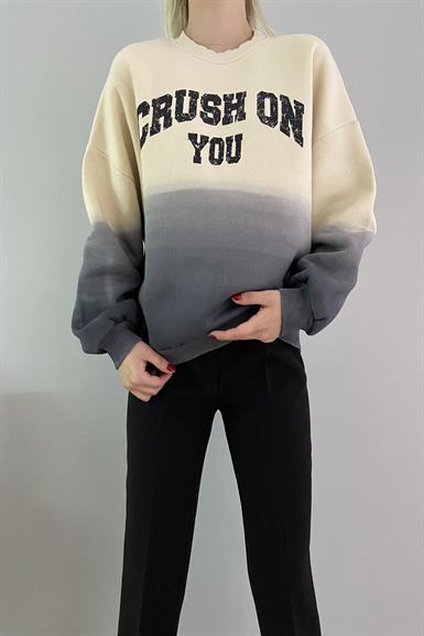 BASKILI BATİK SWEAT