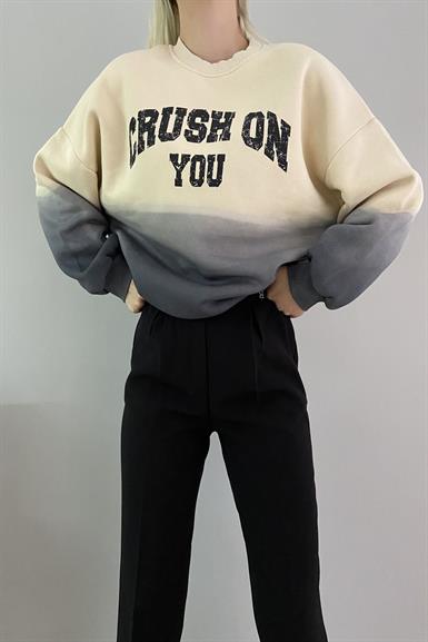 BASKILI BATİK SWEAT
