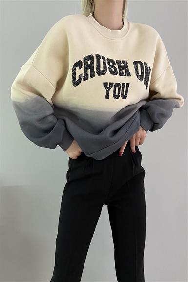 BASKILI BATİK SWEAT