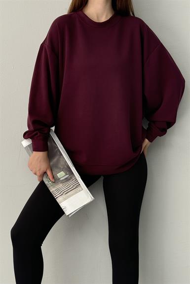 BİSİKLET YAKA MODAL SWEATSHIRT