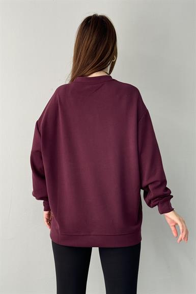 BİSİKLET YAKA MODAL SWEATSHIRT
