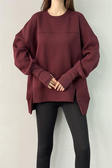 BİSİKLET YAKA OVERSİZE SWEAT