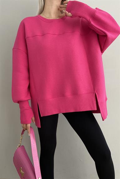 BİSİKLET YAKA OVERSİZE SWEAT