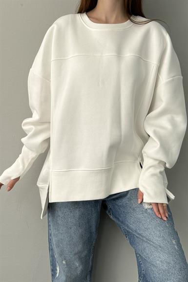 BİSİKLET YAKA OVERSİZE SWEAT