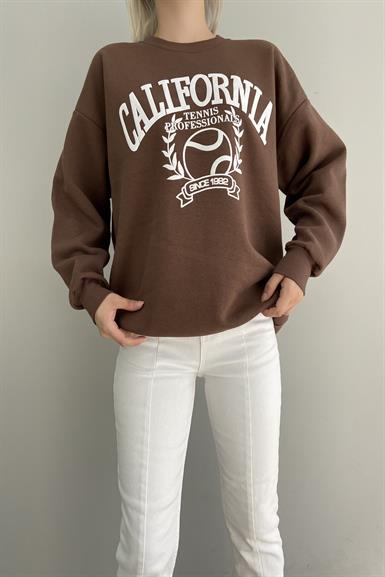 CALİFORNİA BASKILI SWEAT