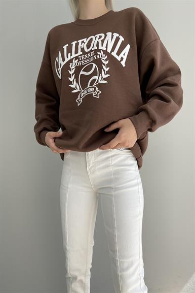 CALİFORNİA BASKILI SWEAT