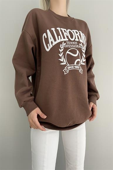 CALİFORNİA BASKILI SWEAT