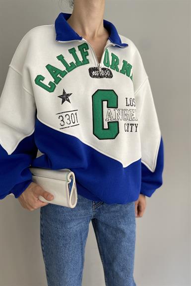 CALİFORNIA NAKIŞLI SWEATSHIRT
