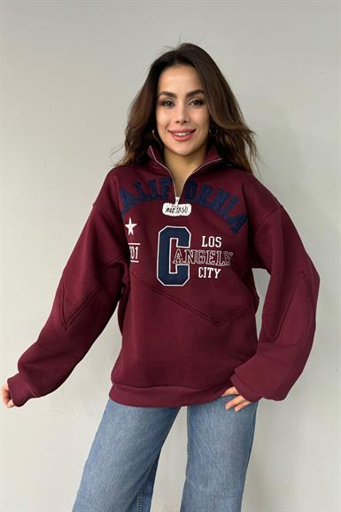 CALIFORNIA NAKIŞLI SWEATSHIRT