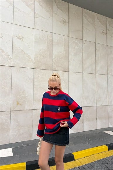 ÇİZGİ DETAY SWEAT