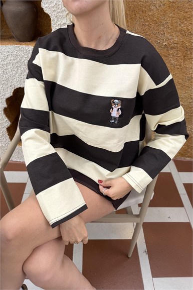 ÇİZGİ DETAY SWEAT