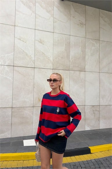 ÇİZGİ DETAY SWEAT