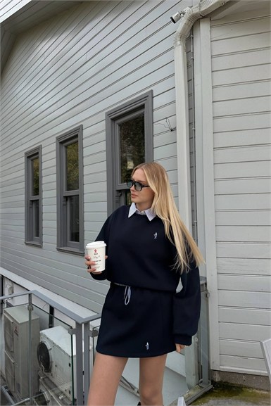 ÇİZGİ DETAYLI SWEATSHIRT