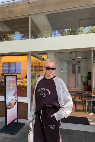 ÇİZGİ DETAYLI SWEATSHIRT