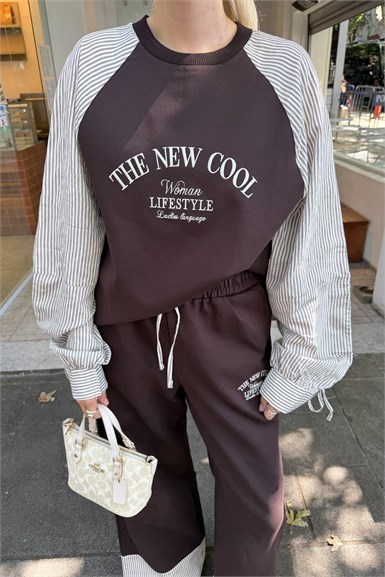 ÇİZGİ DETAYLI SWEATSHIRT