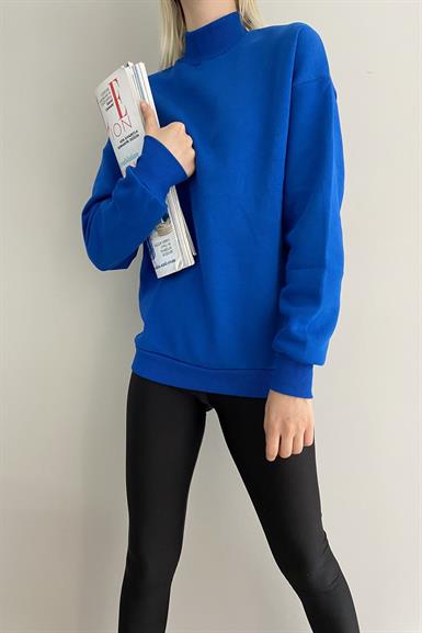 DİK YAKA OVERSİZE SWEAT