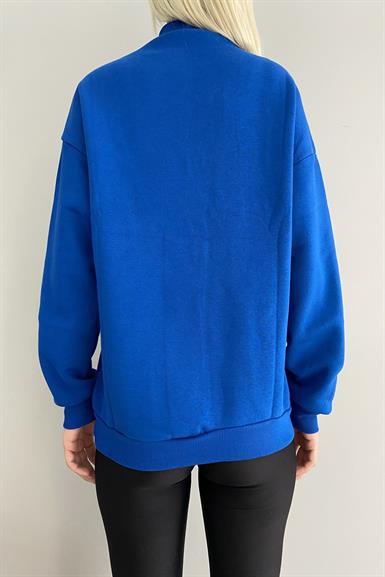 DİK YAKA OVERSİZE SWEAT
