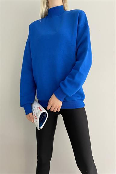 DİK YAKA OVERSİZE SWEAT