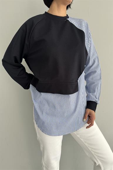GÖMLEK GARNİLİ SWEATSHIRT